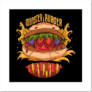 Monster Burger v2 Posters and Art